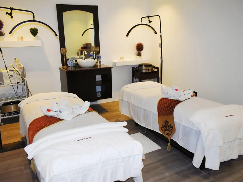 Twin massage room at Facial Bar, Victoria Island, Lagos